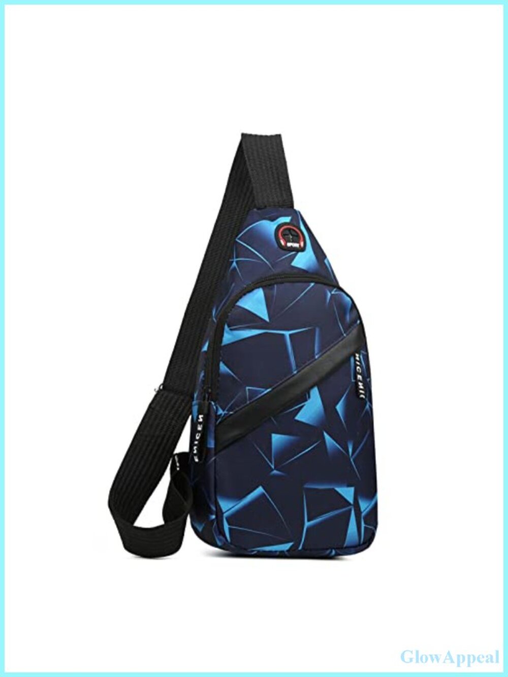Men's Outdoor Hiking Shoulder Backpack Adjustable Messenger Chest Bag